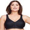 Glamorise Full Figure plus Size Magiclift Front-Closure Posture Back Bra Wirefree #1265