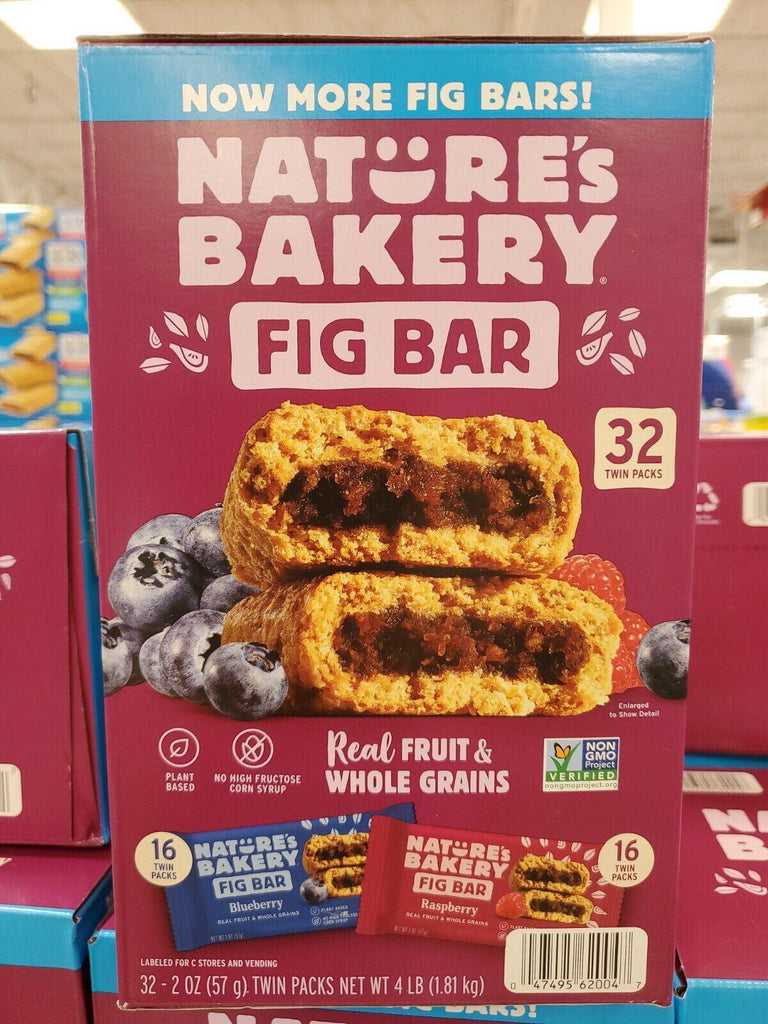 Fig Bars Blueberry &Raspberry Nature'S Bakery 32 CT