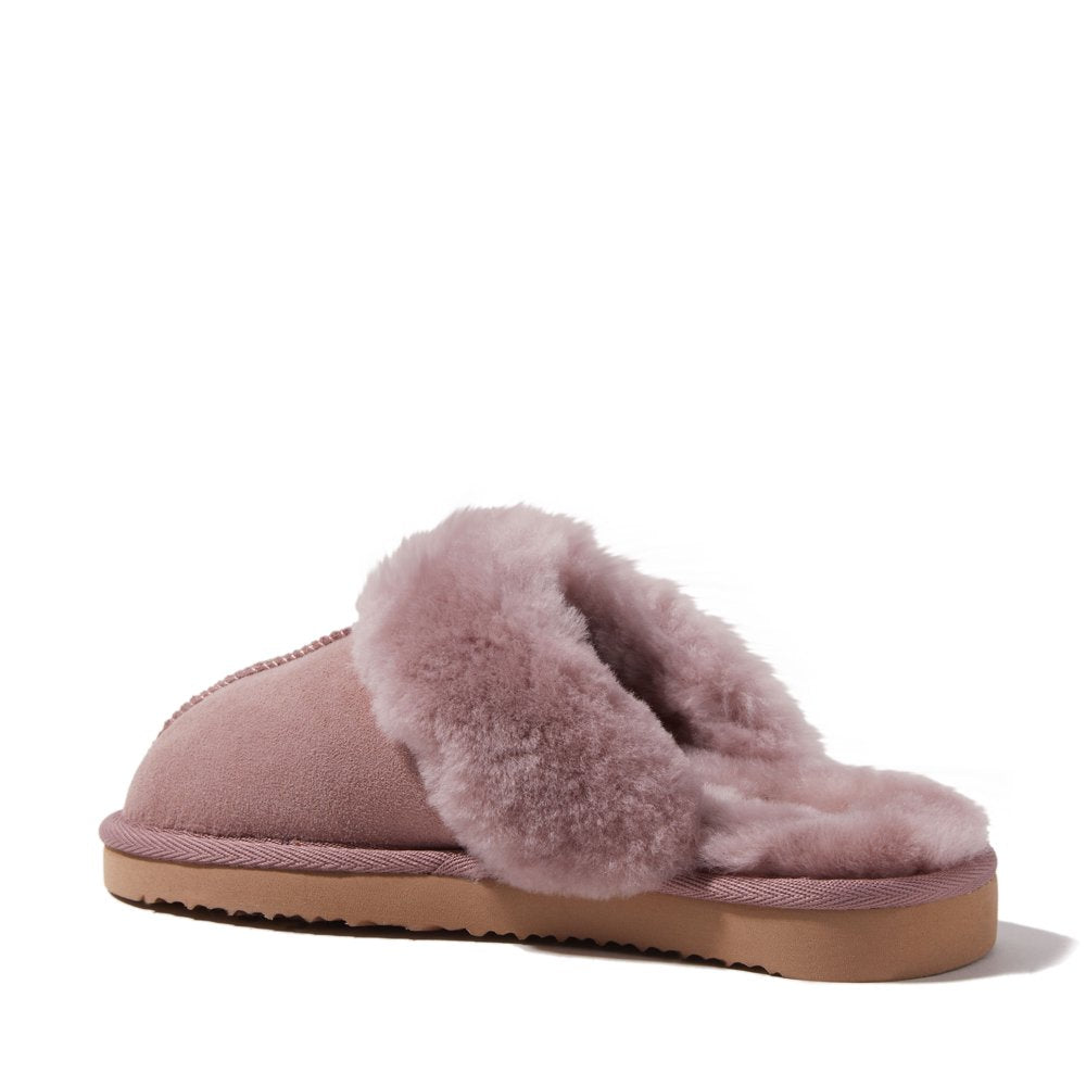 EZ Feet Women’S Genuine Shearling Scuff Slipper