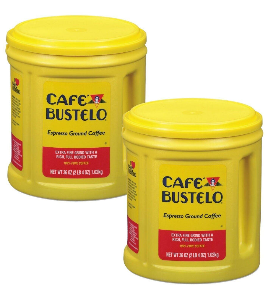 X2 Café Bustelo Espresso 36Oz Ground Coffe GOOD PRICE !!! Coffe 4Lb / 72Oz