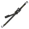 Smartstraps Ratchet Tie Down, 1.5In X 14Ft, 5000Lb, 4714, Black, 4714, 2 Pack