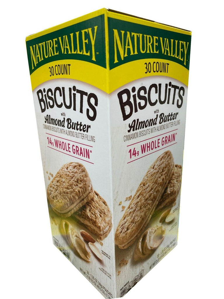 🔥 Nature Valley Biscuits with Almond Butter 30 Ct 40.5 Oz Each Pack 🔥