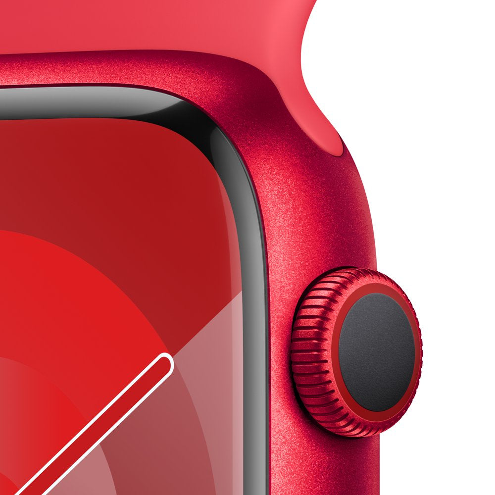 Apple Watch Series 9 GPS + Cellular 45Mm Red Aluminum Case with Red Sport Band - M/L