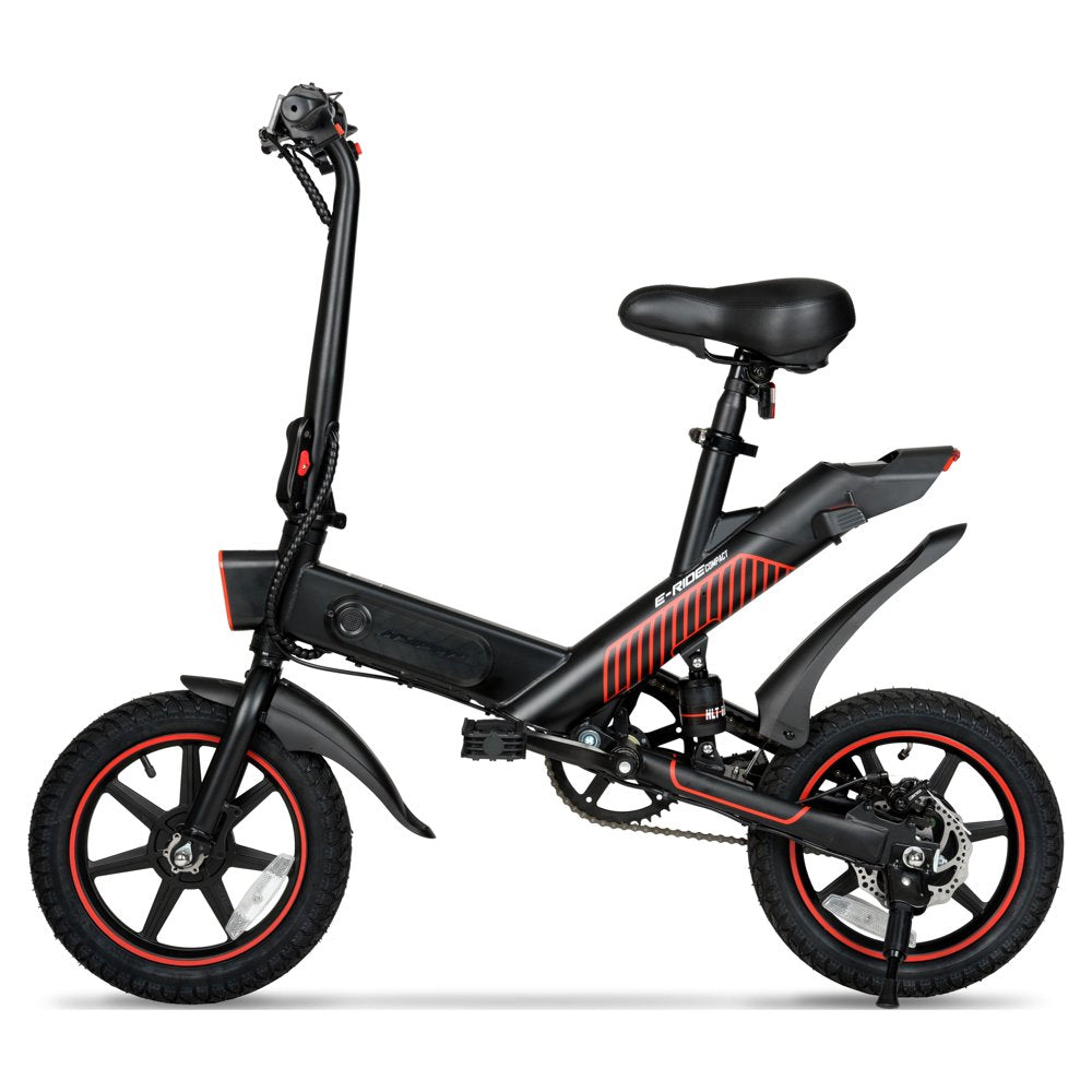 Hyper Bicycles 14" 36V Foldable Compact Electric Bike W/Throttle, 350W Motor, Recommended Age: 14+