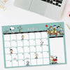 2024-2025 PEANUTS® Desk Calendar Pad, 11-Inch X 16-1/4-Inch Size, Large 24-Month Bookstore-Quality Calendars for Kitchen & Office, by Current