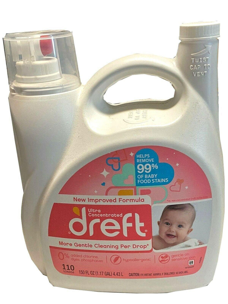 🔥 Dreft Ultra Concentrated Liquid Laundry Detergent, 150 Fl. Oz. 🔥