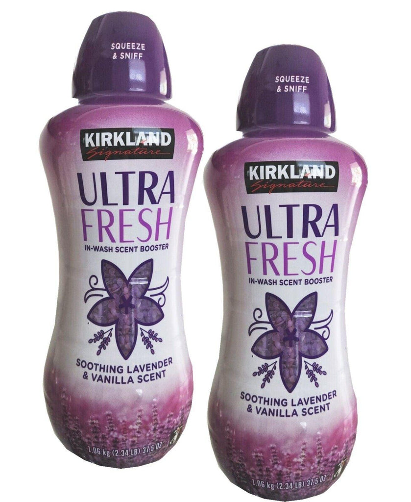 2 Packs Kirkland Signature Ultra FRESH IN-WASH SCENT BOOSTER 37.5OZ