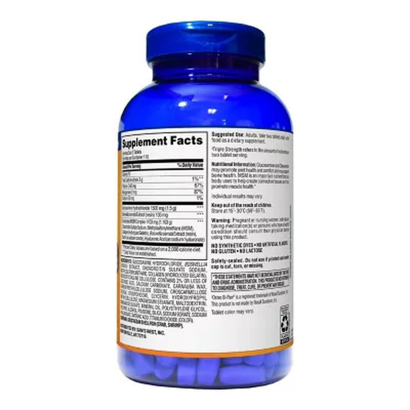 Member'S Mark Triple-Strength Glucosamine Chondroitin MSM Tablets (220 Ct.)