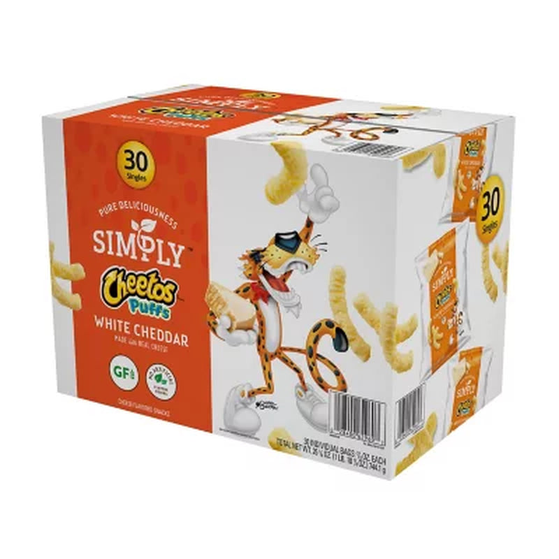 Simply Cheetos Puffs White Cheddar Snacks (30 Ct.)