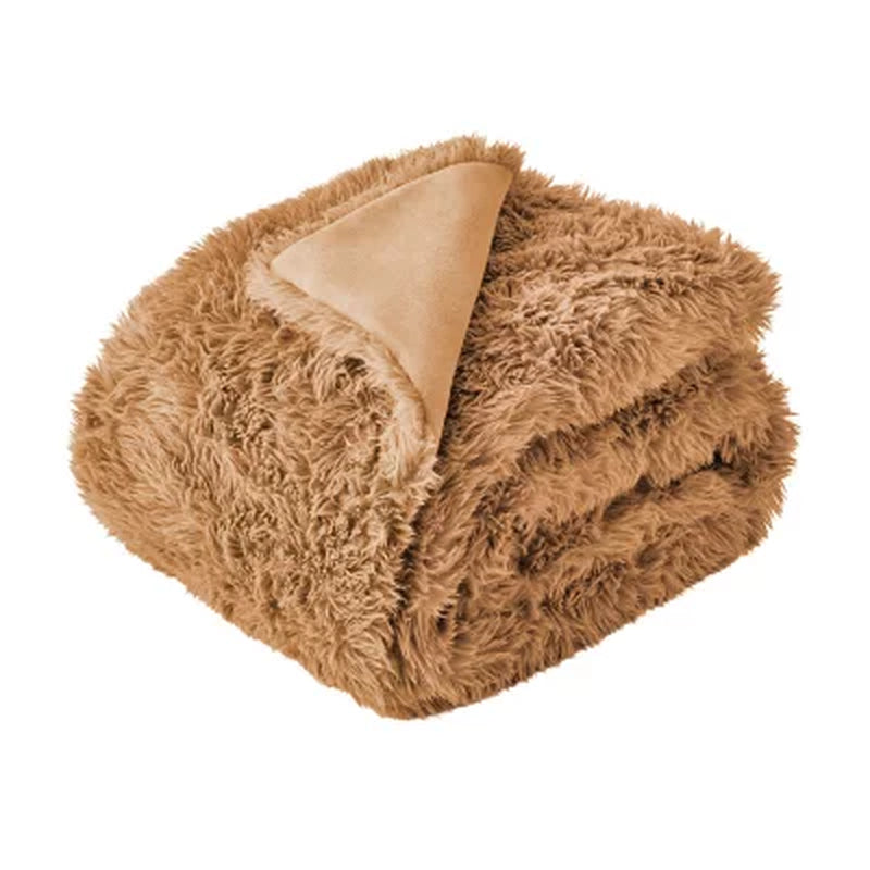 Member'S Mark Faux Fur Throw - 60" X 70" (Assorted Colors)