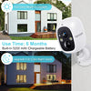 TOPVISION Wireless Security Camera, 2K Wifi Camera with Outdoor Night Vision, IP66 Outdoor Waterproof Camera for Home Security System, Surveillance Camera with PIR Motion Sensor, 2 Way Audio