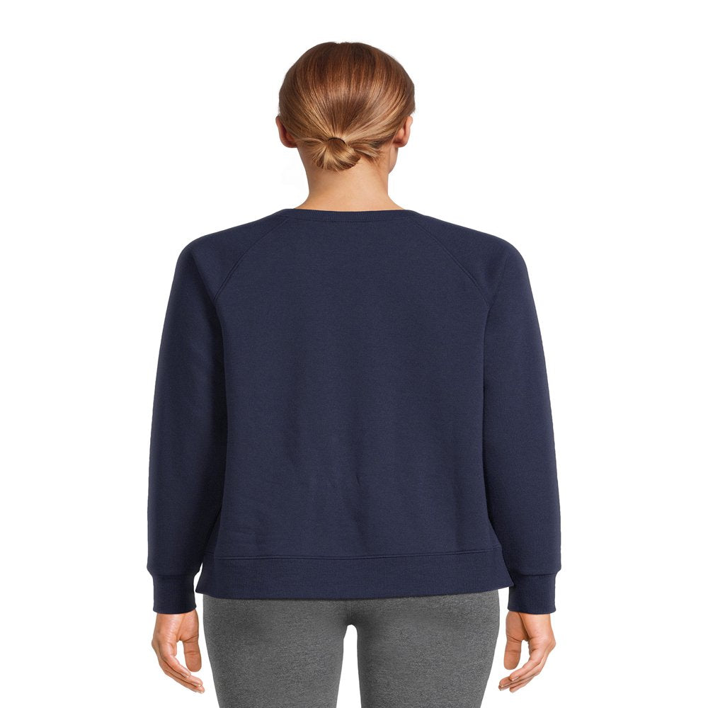 Athletic Works Women'S Fleece Crewneck Sweatshirt, Sizes XS-XXXL