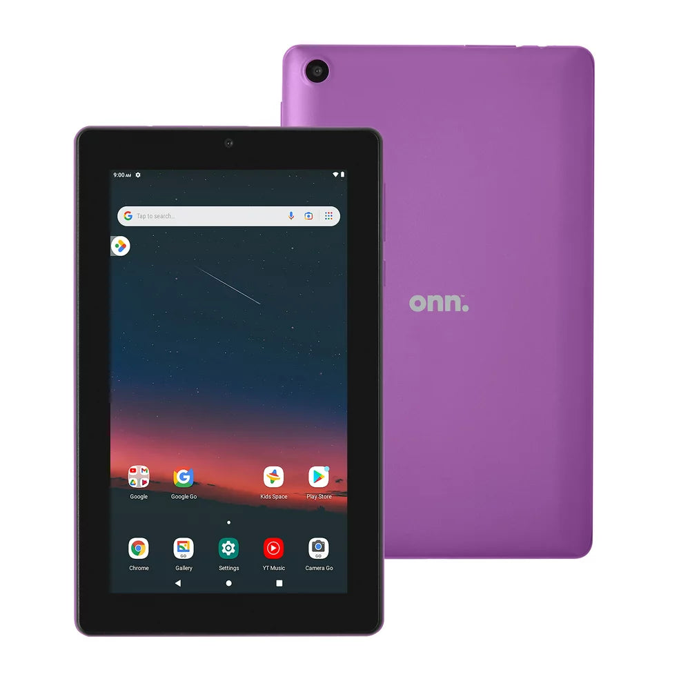 Onn. 7" Tablet, 32GB (2022 Model) , 2.0 Ghz Quad-Core Processor, Mauve