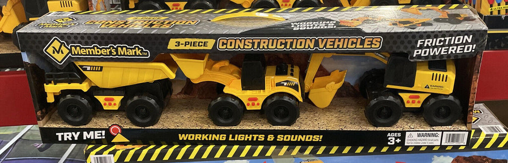 Member'S Mark 3-Pack Construction Vehicles