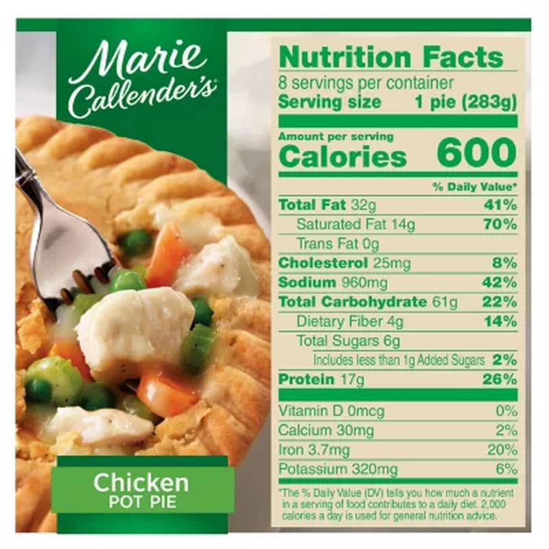 Marie Callender'S Chicken Pot Pies, Frozen (8 Pk.)