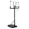 Portable Basketball Hoop Goal Basketball Hoop System Height Adjustable 7 Ft. 6 In. - 10 Ft. with 44 Inch Indoor Outdoor PVC Backboard Material