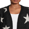 Dreamers by Debut Women'S Open Front Print Cardigan Sweater, Midweight