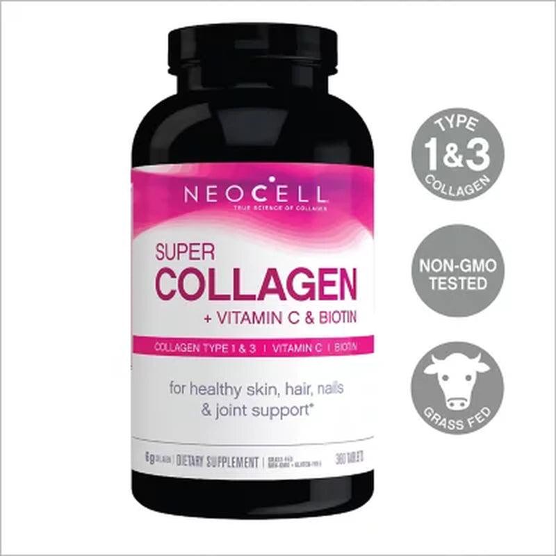 Neocell Super Collagen + Vitamin C & Biotin (360Ct.)