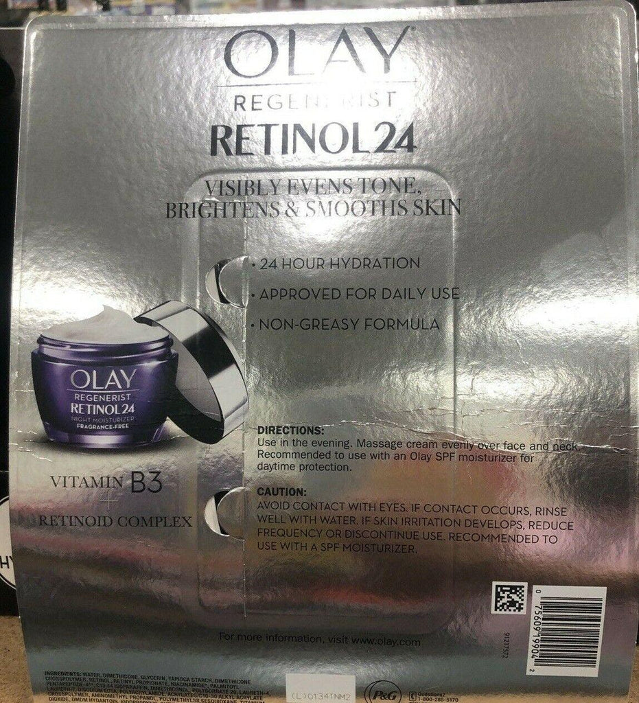 Olay Regenerist Retinol 24 Night Facial Moisturizer (2 Pack)