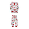 Baozhu Family Matching Sets Christmas Pajamas Dad Mom Kids Baby Xmas Snowman and Santa Claus Print Long Sleeve Home Wear