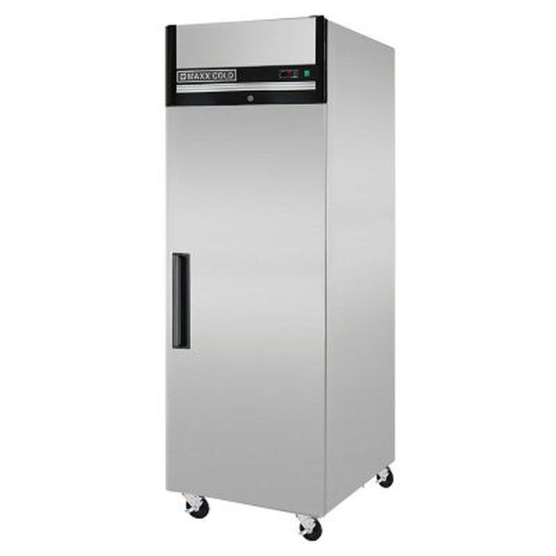 Maxx Cold X-Series Stainless Single Door, Commercial Reach-In Upright Refrigerator (23 Cu. Ft.)