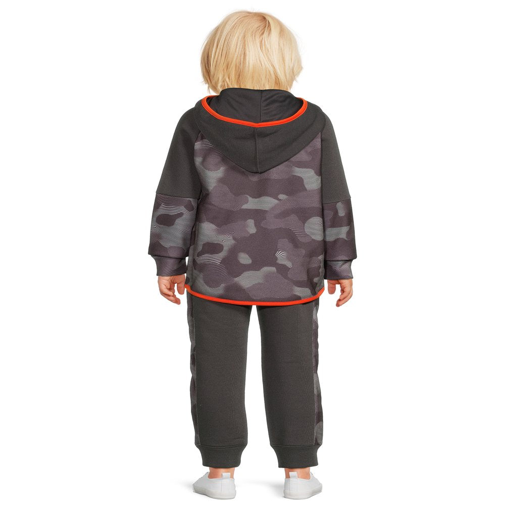 Spalding Boys Camo Fleece Hoodie and Jogger 2-Piece Set, Sizes 4-18 & Husky