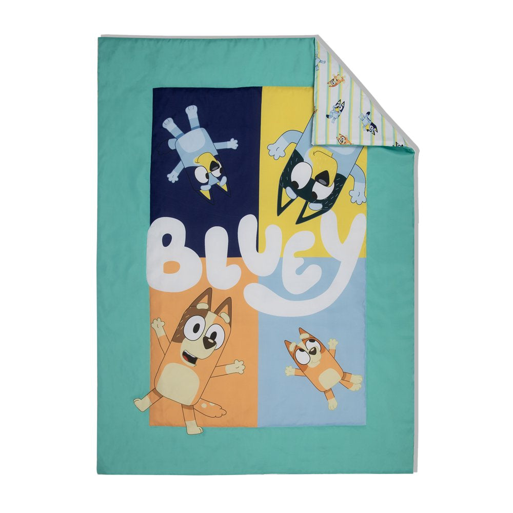 Bluey Toddler 5Pc Bedding Set with Bonus Blanket - Blue