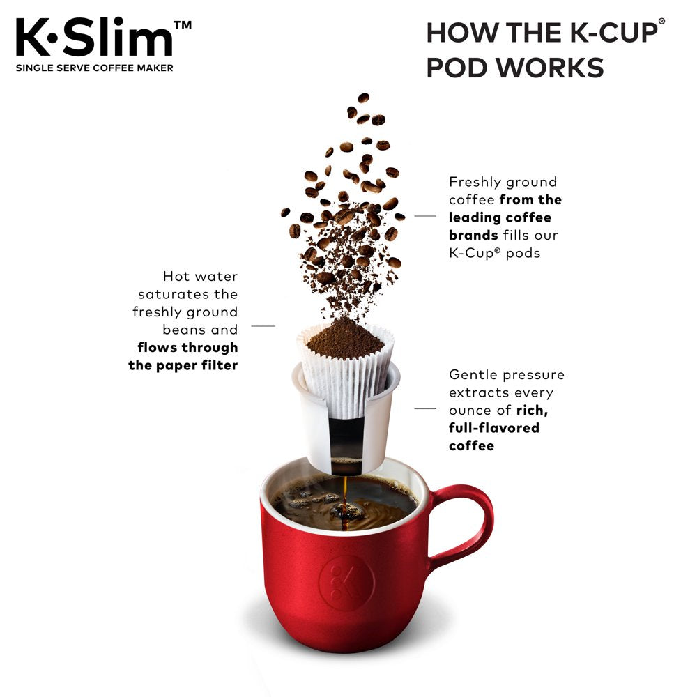 Keurig K-Slim Single-Serve K-Cup Pod Coffee Maker, Black