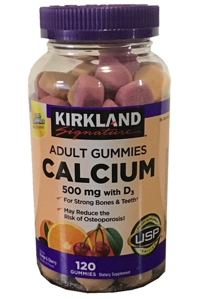 KIRKLAND SIGNATURE 1 UNID ADULT GUMMIES CALCIUM 500MG with D3 GUMMY 09/22