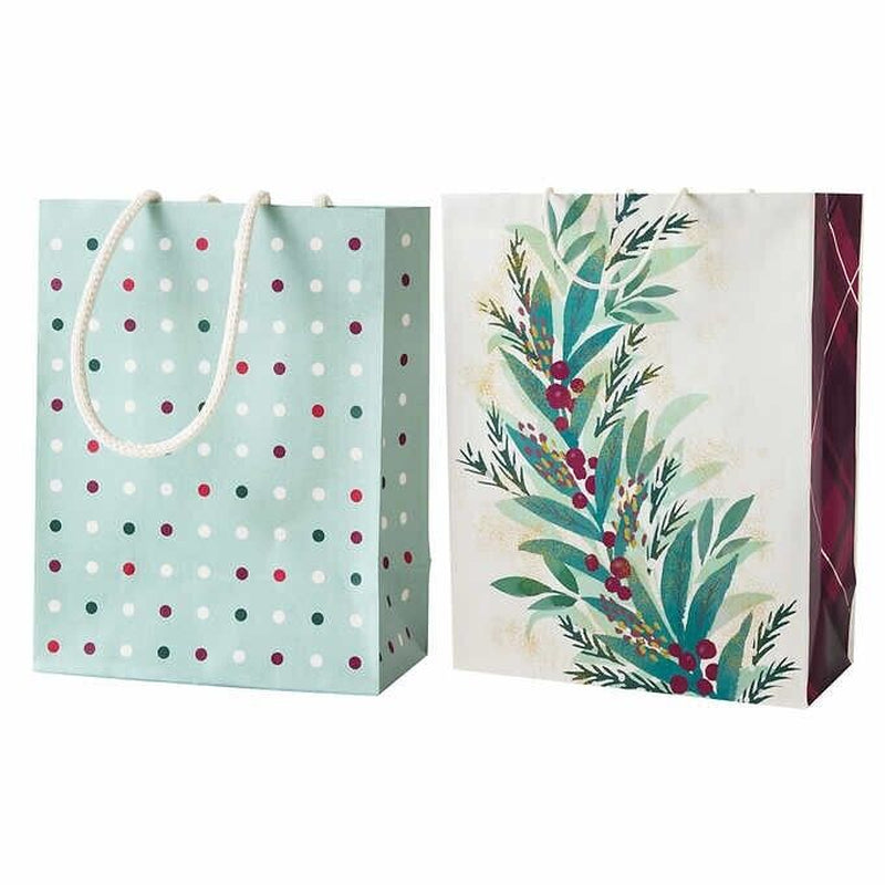 Happy Holiday !!!! Hallmark Holiday Recycle Gift Bags, 20-Count !! Fast Shipping