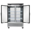 Maxx Cold 54" Commercial Reach-In Freezer with Stainless Interior and Exterior