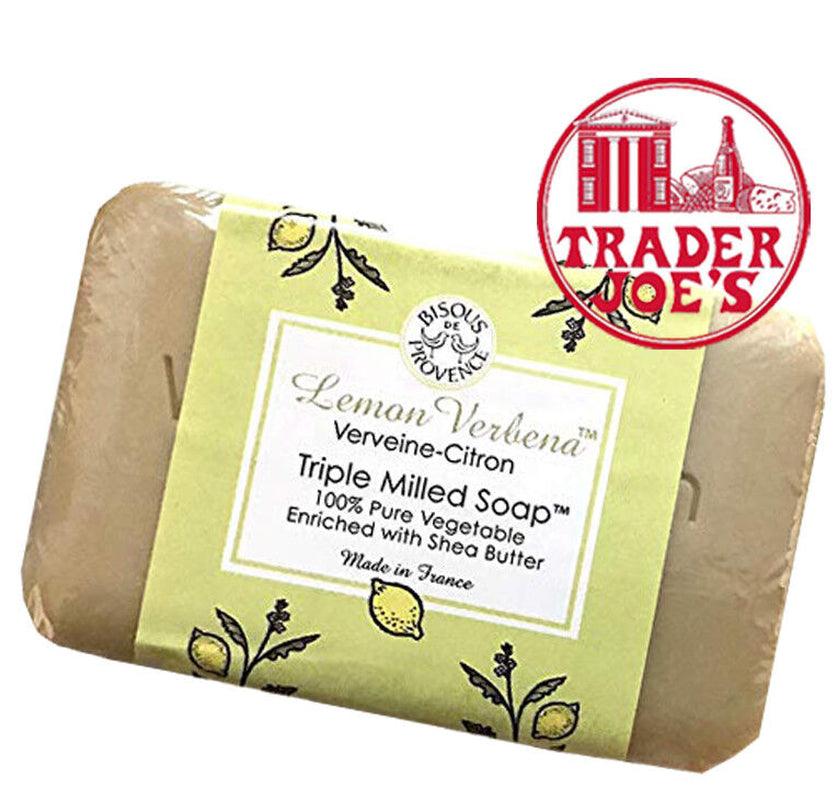 Trader Joe'S Bisous De Provence Lemon Verbena Triple Milled Soap Bars Soap