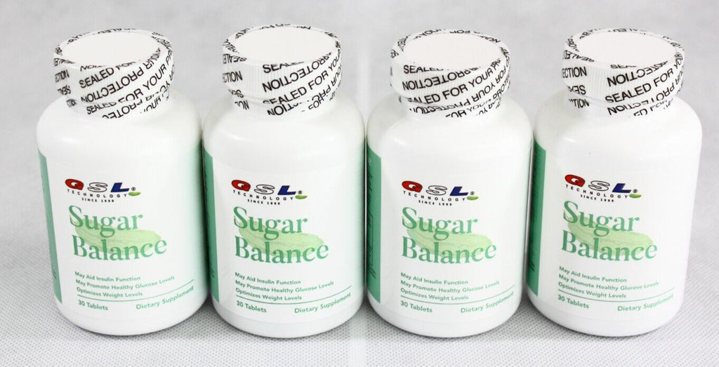 4 Bottles GSL Sugar Balance Bitter Melon Extract 1000Mg 30 Tabs Each 120 Total