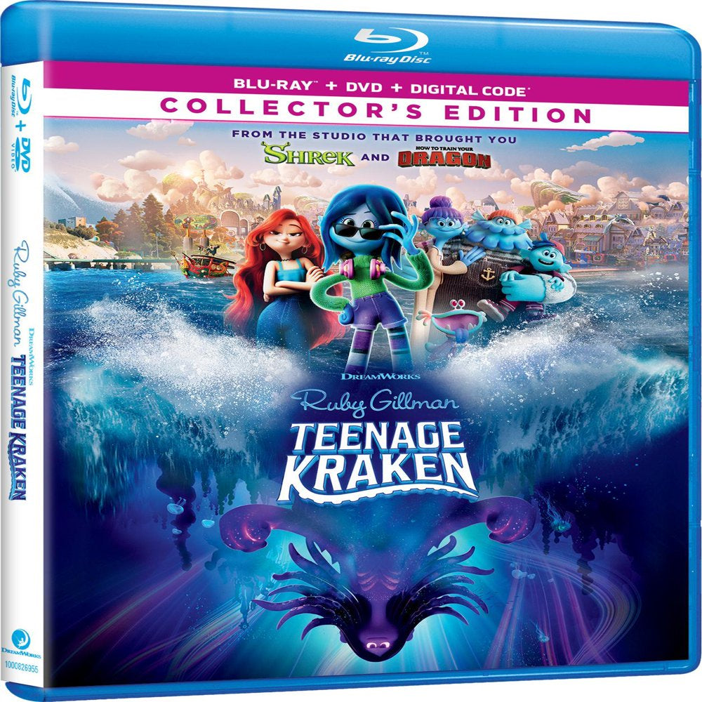 Ruby Gillman, Teenage Kraken (Blu-Ray + DVD + Digital Copy)