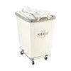 Seville Classics Commercial Heavy-Duty Canvas - Laundry Hamper with Wheels-Usa!