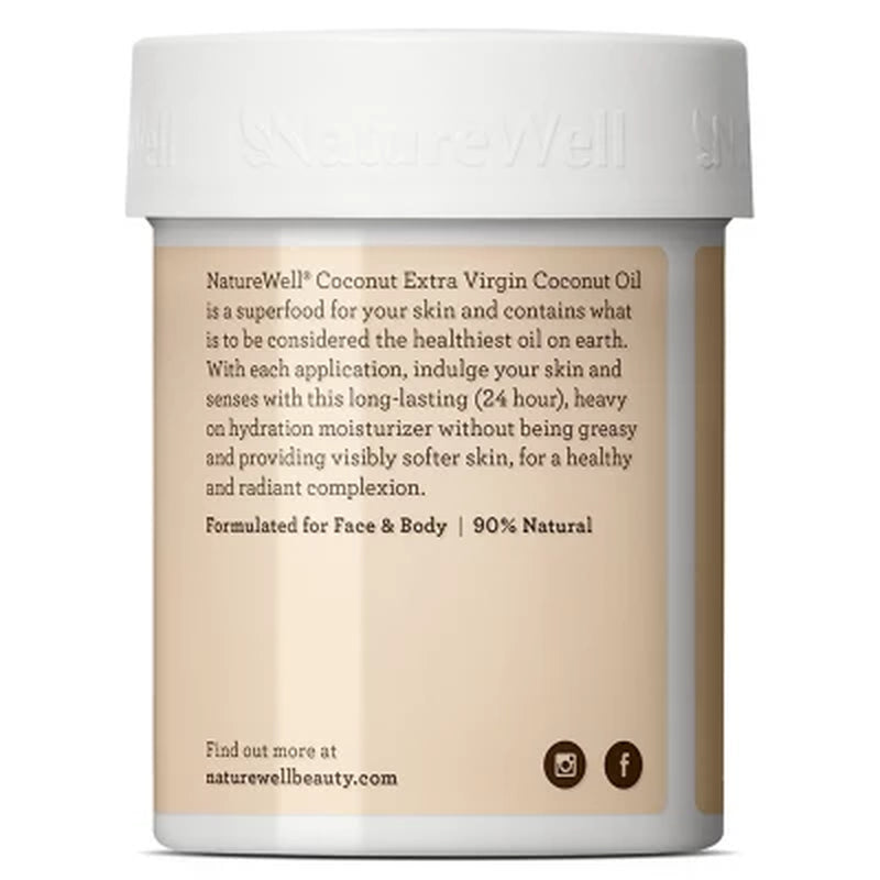 Naturewell Extra Virgin Coconut Oil Moisturizing Cream (16 Oz.)