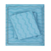 Your Zone Kids/Teens Soft Microfiber Sheet Set, Blue Waves, Twin, 3 Pieces, Easy Care