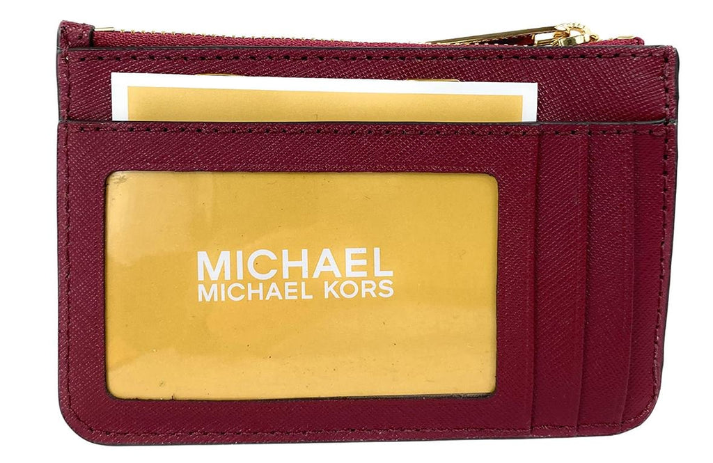 Michael Kors Jet Set Travel Small Coin Pouch with ID 35F7Gtvu1L-Mulberry (Mulberry)