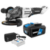 HART 20-Volt Brushless Angle Grinder with 4Ah Battery and Charger Starter Kit Bundle