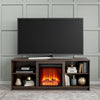 Mainstays Fireplace TV Stand for Tvs up to 65", Walnut