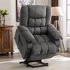 BOSMILLER Power Lift Recliner Chair Recliners for Elderly with Heat and Massage Recliner Chair for Living Room with Infinite Position and Side Pocket,Usb Charge Port,Grey