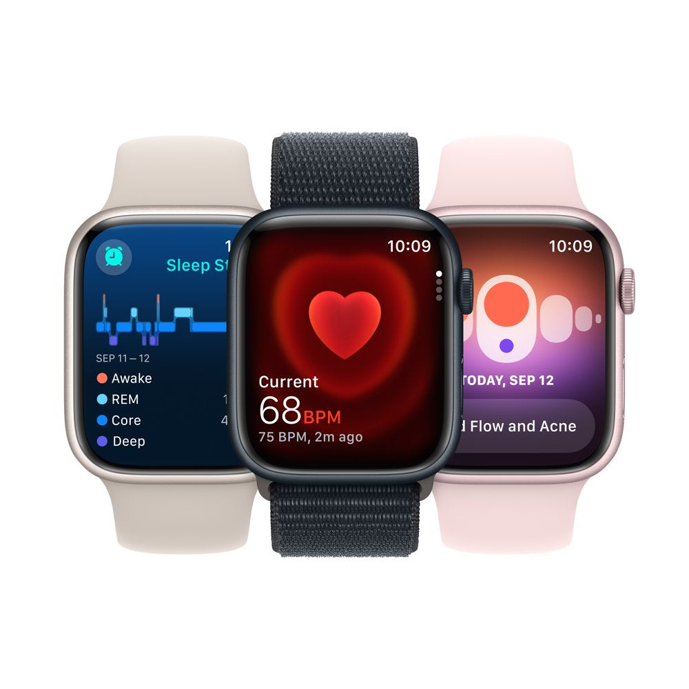 Apple Watch Series 9 GPS + Cellular 41Mm Red Aluminum Case with Red Sport Band - M/L