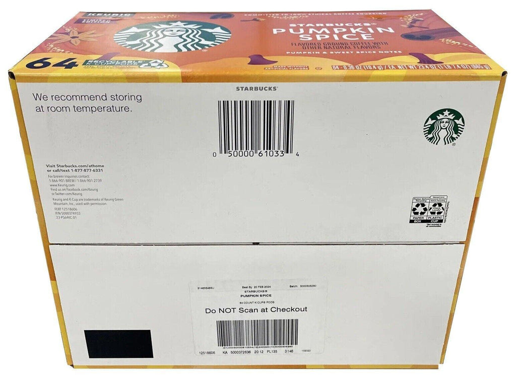 Starbucks Limited Edition Coffee K-Cups Pumpkin Spice (64 Count)