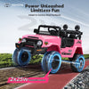 Licensed Toyota FJ Cruiser 12V 7AH Kids Electric Ride on Truck Battery Powered Car Toys 3 Speeds with Parent Remote Control,Spring Suspension & Slow Start