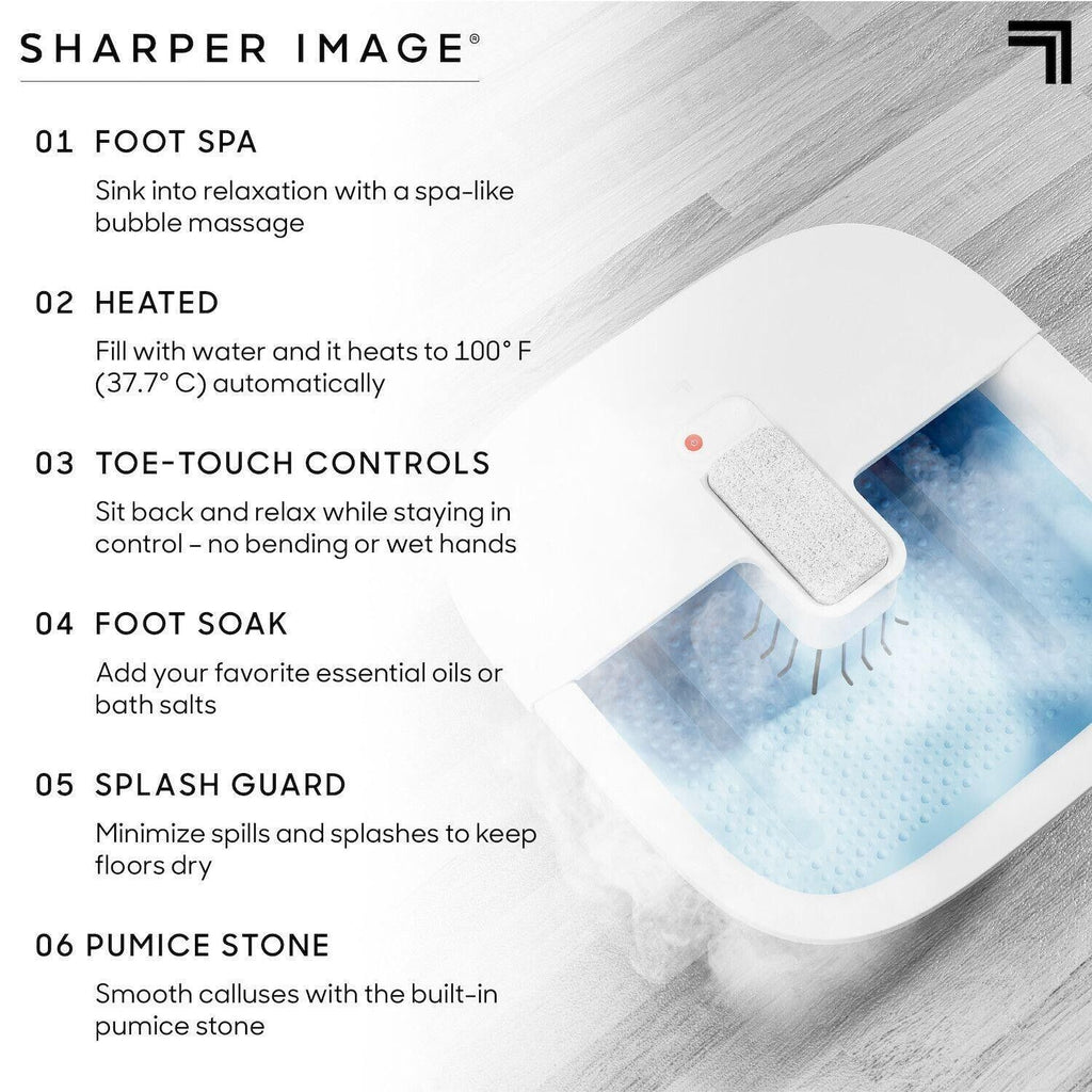 Sharper Image Spahaven Sooth Foot Bath with Heated Massage. |100 - Free Shipping