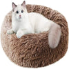 Nisrada Cat Beds for Indoor Cats,20 Inch Dog Bed for Small Melium Large Dogs, Washable-Round Pet Bed for Puppy and Kitten with Slip-Resistant Bottom