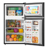 Arctic King 3.2 Cu Ft Two Door Mini Fridge with Freezer, Black, E-Star, ARM32D5ABB