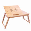 Zimtown Nature Bamboo Folding Laptop Computer Notebook Table Bed Desk Tray Stand