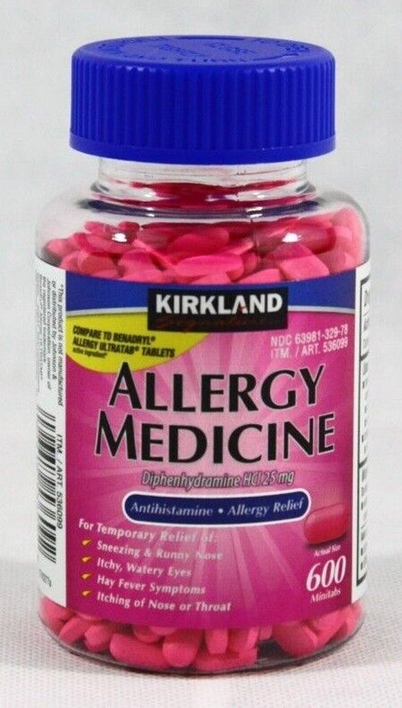 Kirkland Signature Allergy Medicine Diphenhydramin