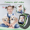 PTHTECHUS 1.54" Smart Watch for Boys Girls Smartwatch for Kids with Dual Camera Games Video MP3 Children Touch Screen Green